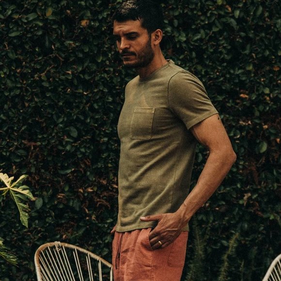 Taylor Stitch Other - Taylor Stitch The Heavy Bag Tee in Olive M NWT